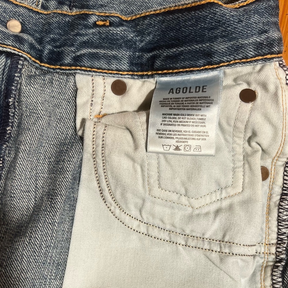 Agolde Riley High Rise Jeans Size 25 - Picture 9 of 16